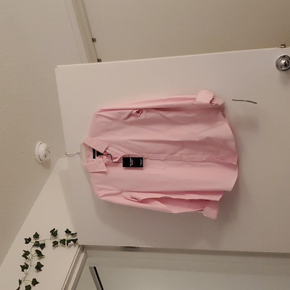 Pink and White stripe dress shirt